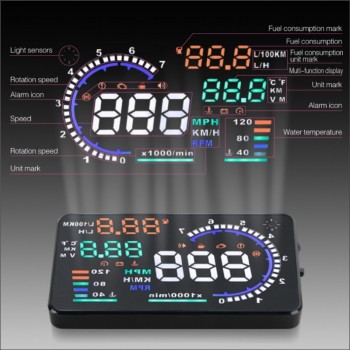 Car Information Projector Screen For Renault Duster / Dacia Duster 2010~2014 - Driving Refkecting Windshield HUD Head Up Display