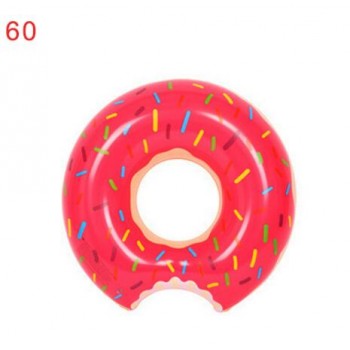 Inflatable swimming ring Adult children underarm thickening ring Chocolate strawberry doughnut swimming ring