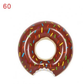 Inflatable swimming ring Adult children underarm thickening ring Chocolate strawberry doughnut swimming ring