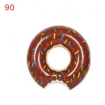 Inflatable swimming ring Adult children underarm thickening ring Chocolate strawberry doughnut swimming ring