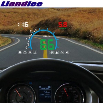 Liandlee For BMW X5 E53 E70 F15 G05 1999~2018HUD Big Monitor Car Speed Projector Windshield Vehicle Head Up Display