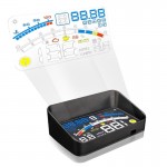 4E 5.5 Head Up Display Car HUD OBD II EOBD Windshield Projector Self-adaptive Car Fuel etc Parameter Display Speeding Warning