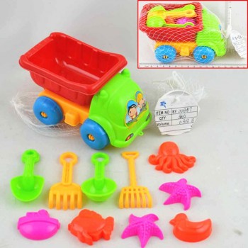 11pcs/Set Sand Water Beach Toy Kids Children Seaside Bucket Shovel Rake Kit Building Seahorse Molds Funny Tools New
