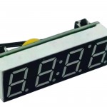 NOYOKERE 12V 24V Car Auto Digital Led Electronic Time Clock + Thermometer + Voltmeter Three Colors For Choose