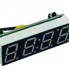 NOYOKERE 12V 24V Car Auto Digital Led Electronic Time Clock + Thermometer + Voltmeter Three Colors For Choose
