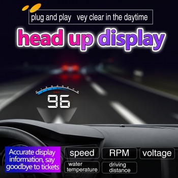 Digital Car Speedometer HUD Head Up Display OBD2 Display On-board Computer Diagnostic Tool Auto HUD Projector on the Windshield