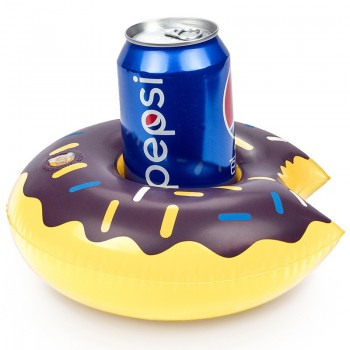 Donuts Inflatable Cup Holder Triangle Inflatable Cup Holder PVC Inflatable Water Coaster