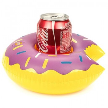 Donuts Inflatable Cup Holder Triangle Inflatable Cup Holder PVC Inflatable Water Coaster