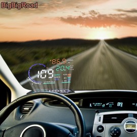 BigBigRoad For Volvo XC60 XC70 XC90 S40 S60 S70 S80 S90 V40 V50 V60 V70 V90 C30 C70 Car Windscreen Projector HUD Head Up Display