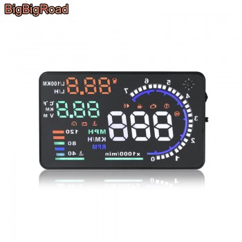 BigBigRoad For Volvo XC60 XC70 XC90 S40 S60 S70 S80 S90 V40 V50 V60 V70 V90 C30 C70 Car Windscreen Projector HUD Head Up Display