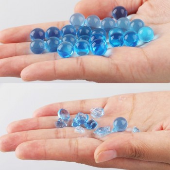 1000pcs Colorful Soft Crystal Water Gun Bullet Grow Beads Hydrophilic Water Gun Toys Decroration Water Ball  Water Toys