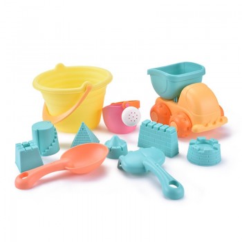 Beach Sand Toys for Children Sand Shovel Soft Silicone Water Fun Swimming Pool Baby Toys for Kids Bathroom Baby Shower Toys