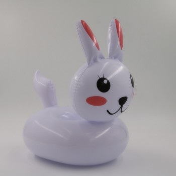 PIKAALAFAN Ins Hot Selling Rabbit Cup Seat Lovely Inflatable Water Coaster Floating Drink Cup Holder  Beach Inflatable Pool
