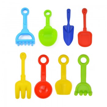 25pcs Colorful Beach Sand Toys For Children Beach Sand Castle Shovel Cartoon Cute Mold Creative Enlighten Toys Funny Gifts