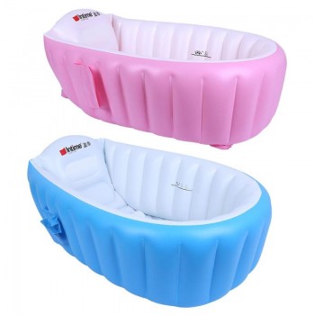Baby BathTub Kids Portable Bathtub Inflatable Cartoon Safety Thicken Washbowl Baby Bath for Newborns Swimming Pool piscine boia