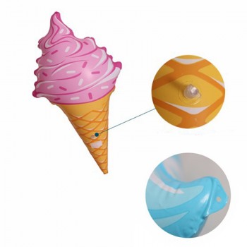 Funny Float Toys 90cm Inflatable Ice Cream PVC Swimming Pool Air Mattress 2018 Summer Must-haves Outdoor Water Toys For Children