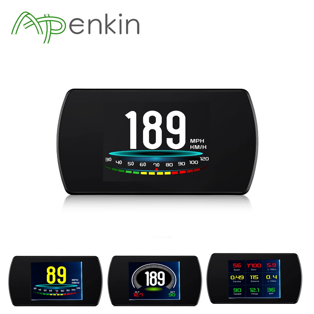 5.8 TFT OBDII Head Up Display Car HUD Digital Car Speedometer On-Board Computer OBD2 Windshield Projector P12 P10 A100 A8 C500
