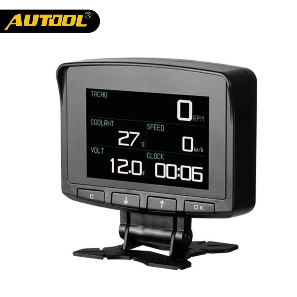 AUTOOL X50 PRO OBD II HUD Head Up Display Digital Car Computer Auto ECU Film Gauge Speed Meter Electronic Monitor Diagnosis Tool