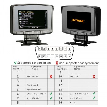 AUTOOL X50 PRO OBD II HUD Head Up Display Digital Car Computer Auto ECU Film Gauge Speed Meter Electronic Monitor Diagnosis Tool