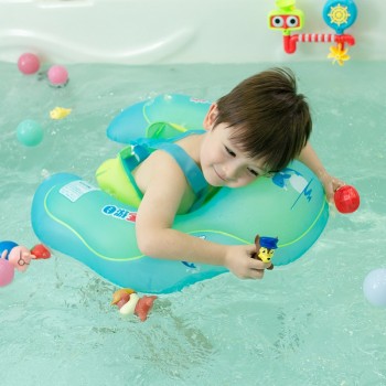Baby Swimming Ring Inflatable Infant Floating Kids Swim Pool Accessories Circle Bathing Inflatable Double Raft for reseller