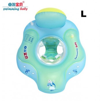 Baby Swimming Ring Inflatable Infant Floating Kids Swim Pool Accessories Circle Bathing Inflatable Double Raft for reseller