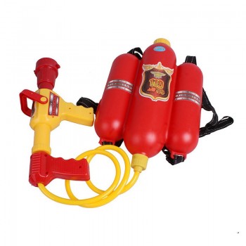 YunNasi Fireman Water Gun Backpack Beach Toys Summer Games Water Pistol Backpack Pressure Sand Toys For Boys Bathroom Children
