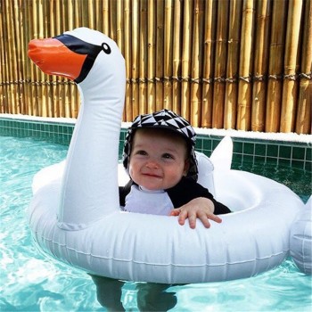 2018Summer Must-haves Outdoor Swimming Pool baby Seat Float Inflatable Flamingo Swan Pool Float Water Fun Pool Toys For Children