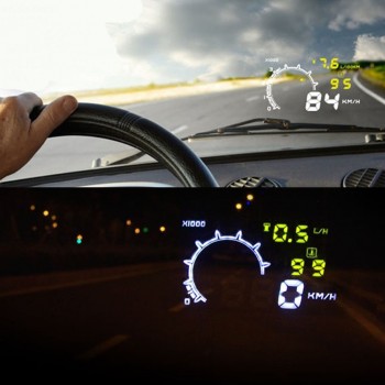 Car HUD Head Up Display ASH-4C-BT Diagnostic Tools OBD II Projected Display