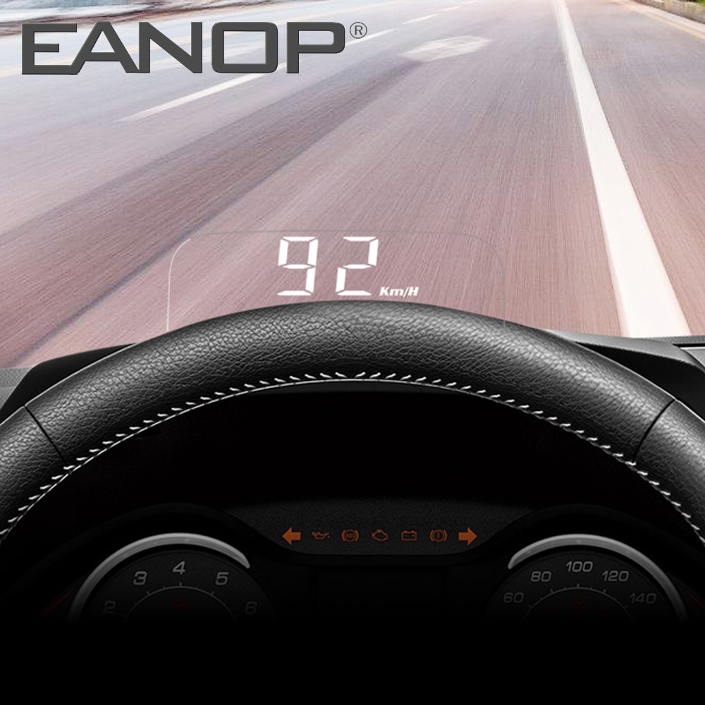 EANOP iSmart-S OBD HUD Heads up car display OBD2 Diagnostic tool  Trip computer car speedometer  for peugeot volkswagen etc