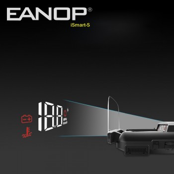 EANOP iSmart-S OBD HUD Heads up car display OBD2 Diagnostic tool  Trip computer car speedometer  for peugeot volkswagen etc