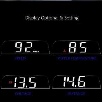 EANOP iSmart-S OBD HUD Heads up car display OBD2 Diagnostic tool  Trip computer car speedometer  for peugeot volkswagen etc