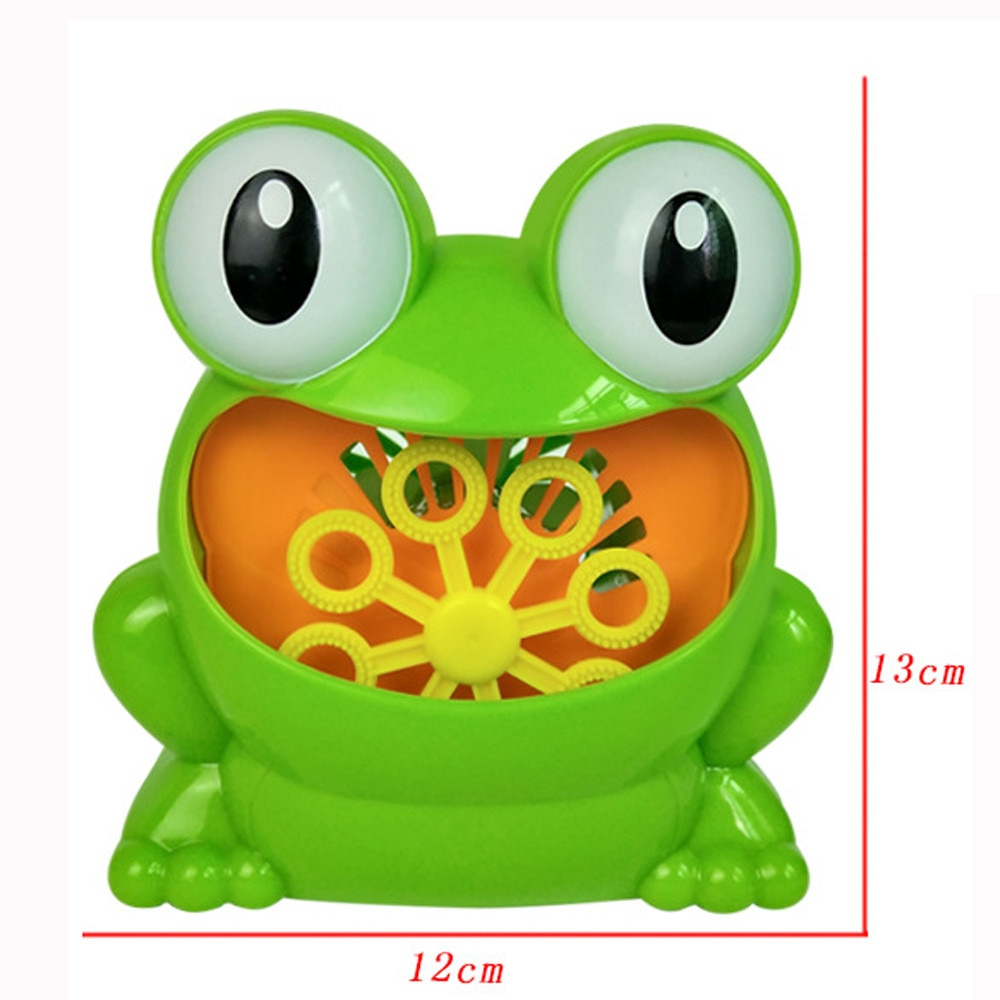Summer Kids Frog Automatic Bubble Machine Blower Maker Party Summer Outdoor Toy for Kids CC# Dropshpping
