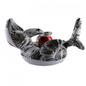 Inflatable Shark Cup Floating Drink Holder Pool Party Beach Toy for kid Adult
