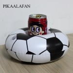 PIKAALAFAN  Football Inflatable Cup Holder Pool Party Drink Floats Inflatable Coasters Float Drink Cup Holder Water Toys