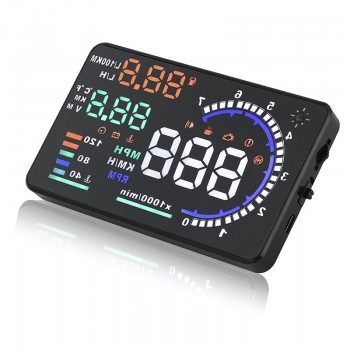A8 OBD Head Up Display Car Windshield Projector On-Board Computer For Car obd2 Head-up Display Onboard Digital Speedometer