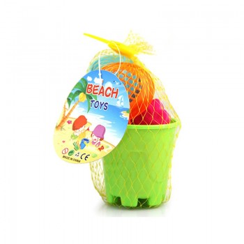 5 Pcs 7cm Mini Bucket Rakes Fishing Net Spraying Sand Playing Tools Kids Beach Play Water Toys for Children Outdoor Funny Games