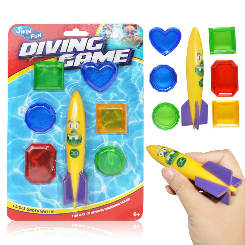 Toys For Children Diving Underwater Swimming Colorful Pool Sink Training Diving Game Toy Funny Kids Swimming Toy Gifts