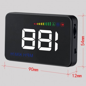 Universal GPS Car HUD Head Up Display Car Velocimetro Auto Car Styling Speed Alarm OBD II OBD2 Car Hub Windshield Projector New