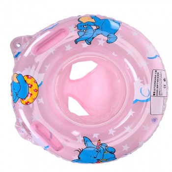 Inflatable Infant Kids Swimming Pool Rings Water Toys Double Handle Safety Baby Seat Float Swim Ring Swim Circle for Kids