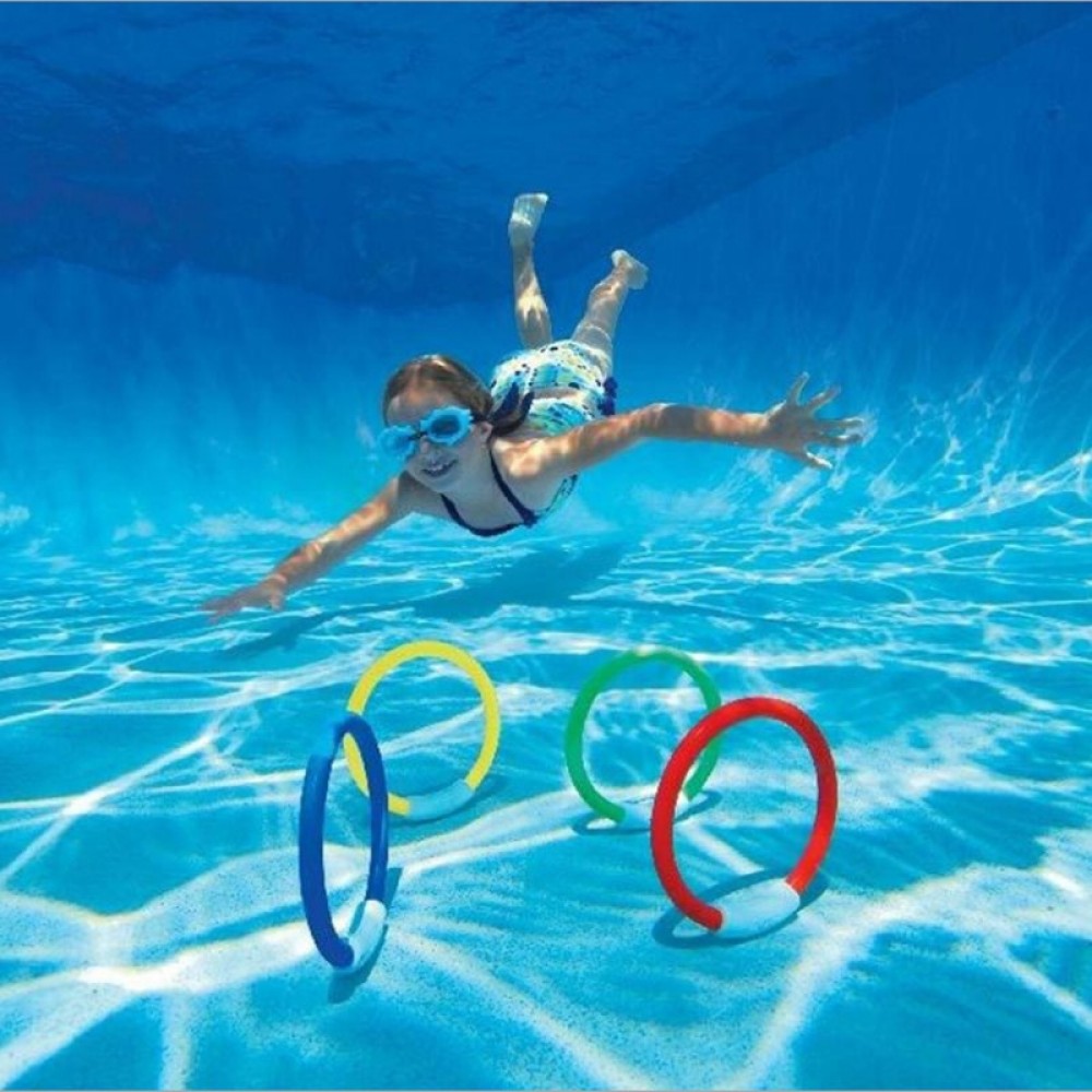1Pc Dive Rings Throwing Toys Swimming Pool Diving Outdoor Games Summer Children Underwater Diving Ring Water Sport Kids Pool Fun