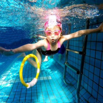 1Pc Dive Rings Throwing Toys Swimming Pool Diving Outdoor Games Summer Children Underwater Diving Ring Water Sport Kids Pool Fun
