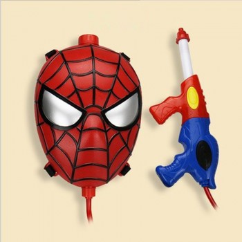 Avenger League Boy Boy Iron Man Spider-man Backpack Water Gun Outdoor Combat Water Gun Combination Launches Water Gun Toy