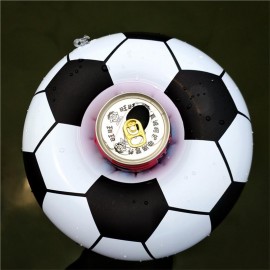 22cm World Cup Inflatable Football Beer Drink Holder Can Holder Float Pool Water Fun Toy Boia De Piscinas  PVC