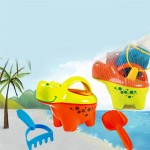 3 Pieces Kids Baby Beach Sand Toys Kettle Shovel Rake Beach Play Sand and Snow Play