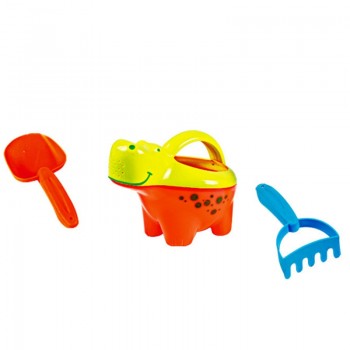 3 Pieces Kids Baby Beach Sand Toys Kettle Shovel Rake Beach Play Sand and Snow Play
