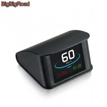 BigBigRoad For Peugeot 206 207 407 408 301 508 2008 307 308 3008 4008 5008 Car Hud OBDII 2 Windscreen Projector Head Up Display