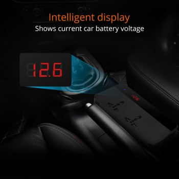 Partol Multifunctional Car Inverter Auto Inverter 12v To 220W 220v 50Hz 12 220 Cigarette Lighter Plug Power Converter With 4 USB