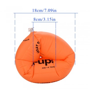 2Pcs/lot Adult/Child Yellow Thicken  Swimming Arm Ring Floating Rings Kids Inflatable Swim Air Sleeves Swimming Learning Tool