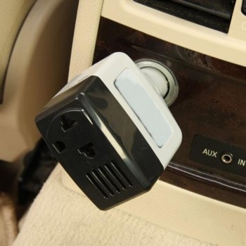 5W Automobiles Converter DC 12V-24V to AC 220V Car Voltage Power Inverter USB Car-charger for Phone MP3 Short Circuit Protection