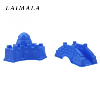 7 Pcs/set Creative Castle Sand Clay Mold Building Pyramid Sandcastle Beach Sand Toy Bath Interactive Funny Game Educational Toys